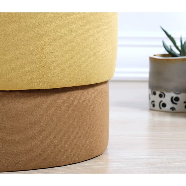 Taburet galben Ropp – Artie-image-1