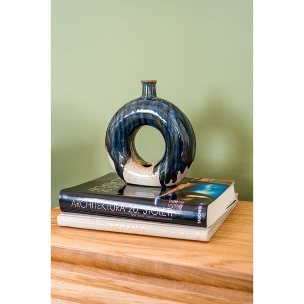 Vază din gresie Bloomingville Baldvin, negru-image-3