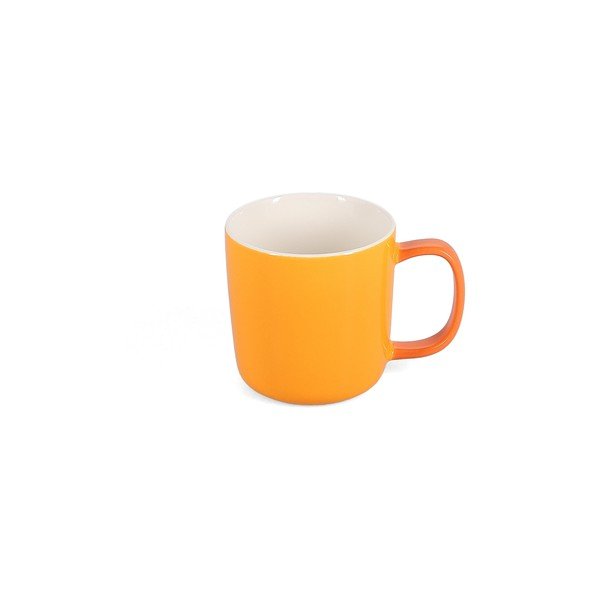 Cană portocalie new bone china 370 ml Mae – ONA-image-4