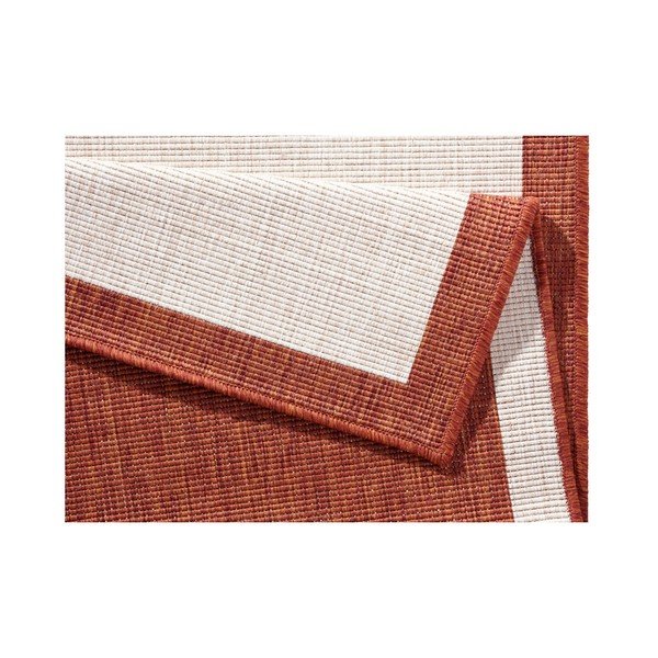 Covor adecvat pentru exterior NORTHRUGS Panama, 80 x 250 cm, roșu - crem-image-3