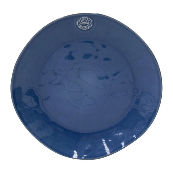 Farfurie din gresie ceramică Costa Nova Denim, ⌀ 33 cm, albastru