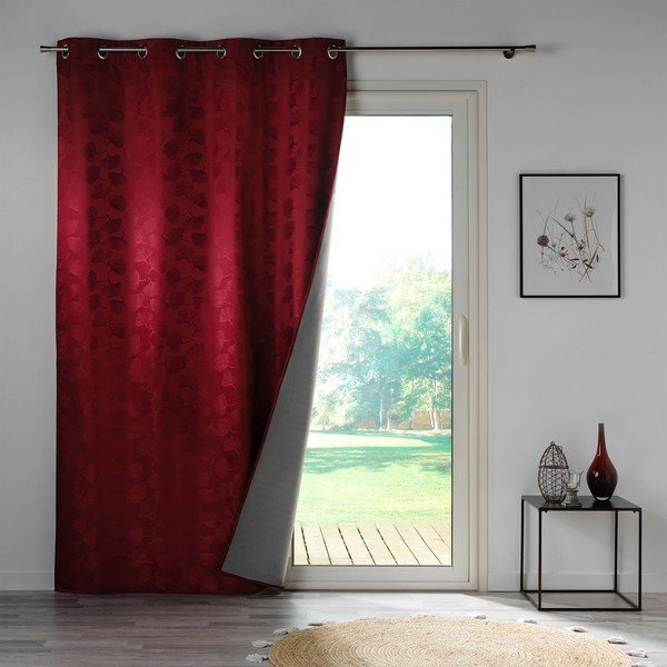 Draperie burgundy blackout 140x260 cm Lunella – douceur d'intérieur-image-2