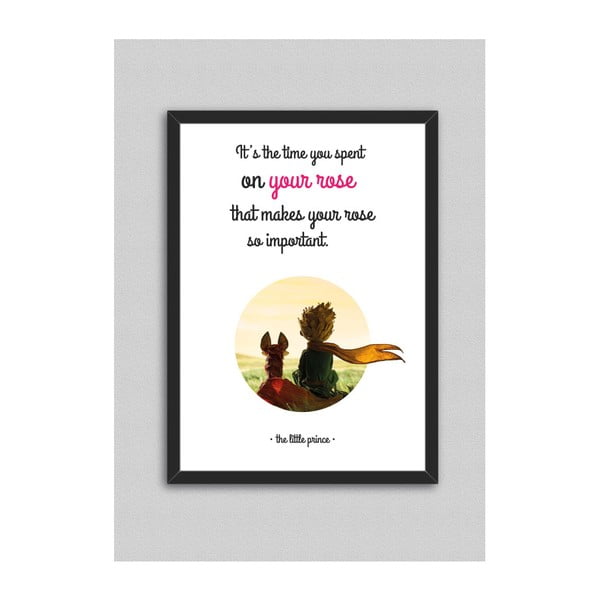 Tablou North Carolina Scandinavian Home Decors Little Prince Quote V6, 33 x 43 cm