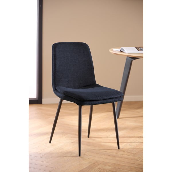 Scaun de dining albastru închis Becca – Actona-image-2