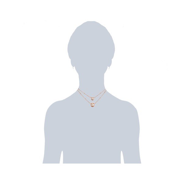 Colier Runaway Jingle, roz-auriu-image-2