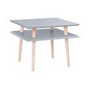 Măsuță cafea Ragaba Square, 55 x 55 cm, gri închis