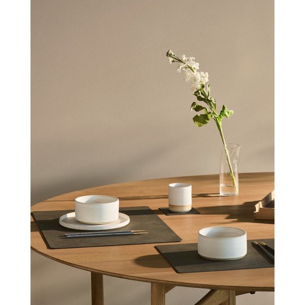 Suport pentru farfurii din piele ecologică 35x45 cm Square L Nupo – LIND DNA-image-1