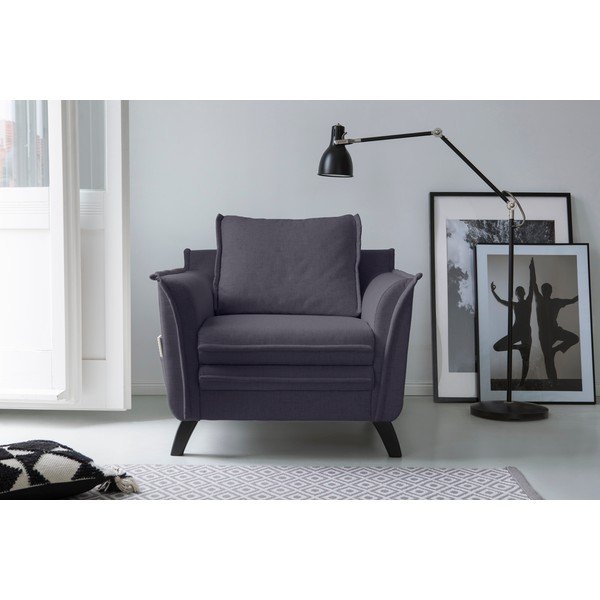 Fotoliu Miuform Charming Charlie, gri antracit-image-1