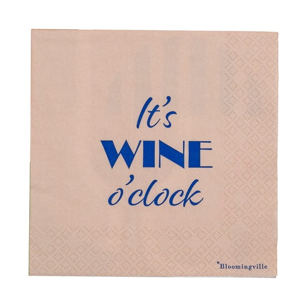 Șervețele 20 buc. din hârtie Wine – Bloomingville-image-2