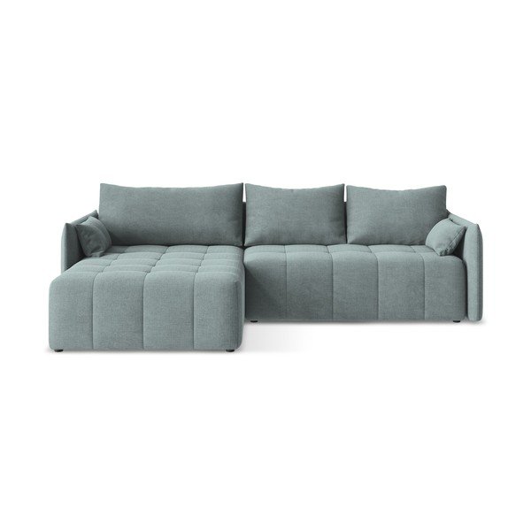 Colțar albastru extensibil/cu spațiu de depozitare (cu colț pe partea stângă/cu șezlong) Moku – Makamii