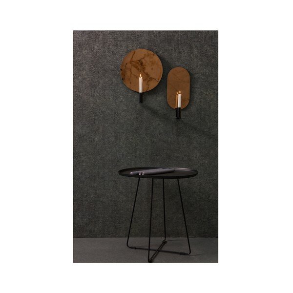 Sfeșnic pentru perete cu oglindă decorativă De Eekhoorn Emily, lungime 37 cm-image-3