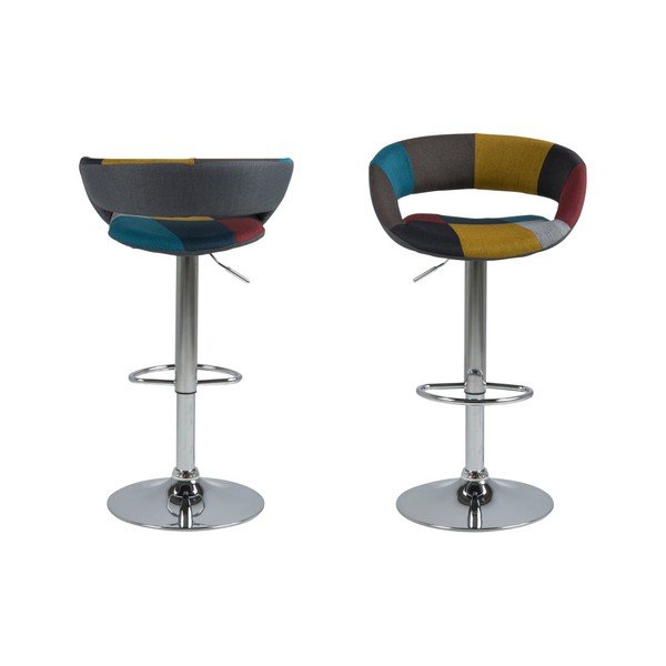 Set 2 scaune de bar Actona Grace, texturat-image-1
