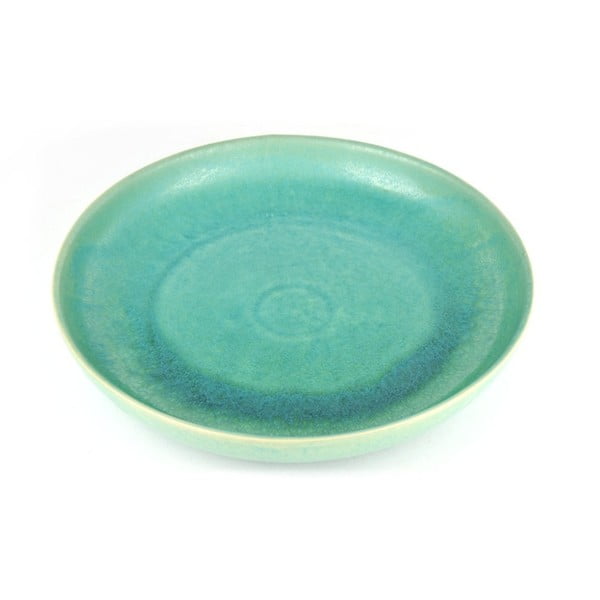 Farfurie ceramică adâncă Made In Japan Hedon, ⌀ 28 cm, albastru - verde