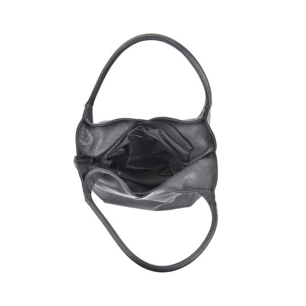 Geantă din piele Roberta M Mola, negru-image-2