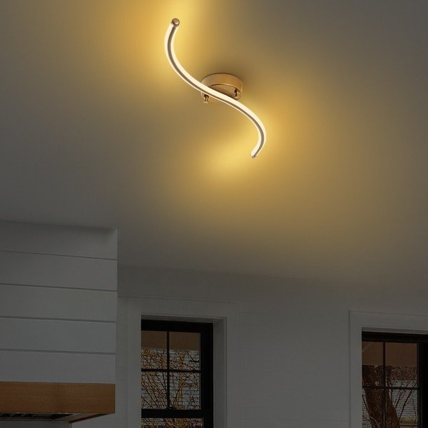 Plafonieră aurie LED 10x67 cm Yilan – Opviq lights-image-1