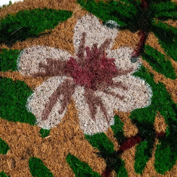 Covoraș de intrare din fibre de nucă de cocos 40x60 cm Leafy – Casa Selección-image-1