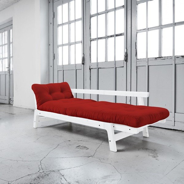 Canapea extensibilă Karup Step White/Red-image-3