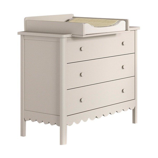 Comodă de copii bej cu masă de schimbat 89x90x55 cm Swingo – Vipack