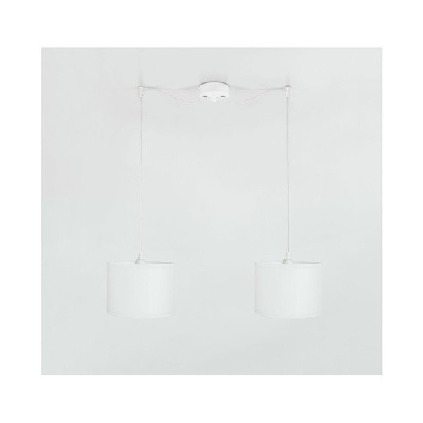 Lustră dublă fără abajur Sotto Luce Bi Kage, alb-image-2