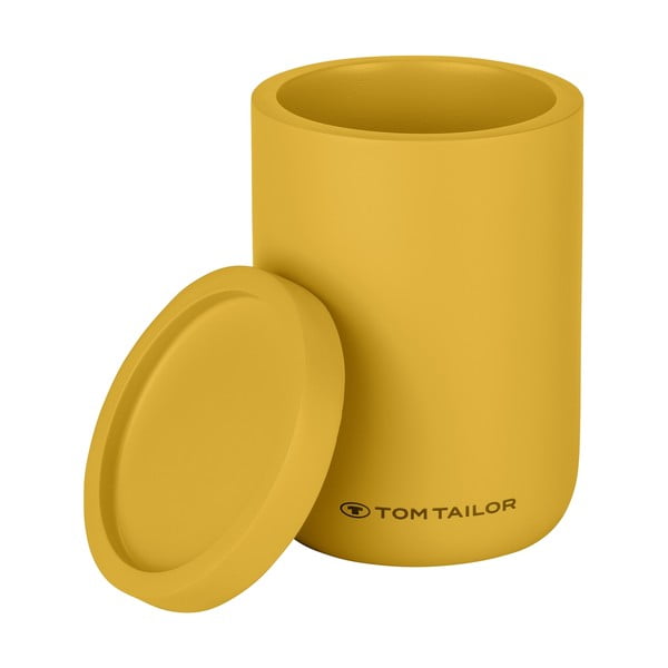 Organizator de baie galben muștar pentru dischete demachiante din polirășină Tom Tailor T-Color Bath – Wenko