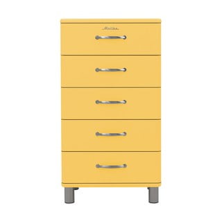 Comodă înaltă galbenă 60x111 cm Malibu - Tenzo