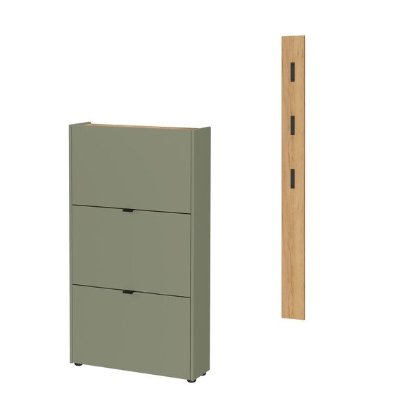 Set pentru hol în culoare naturală/taupe 101x200x22 cm Ameca – Germania