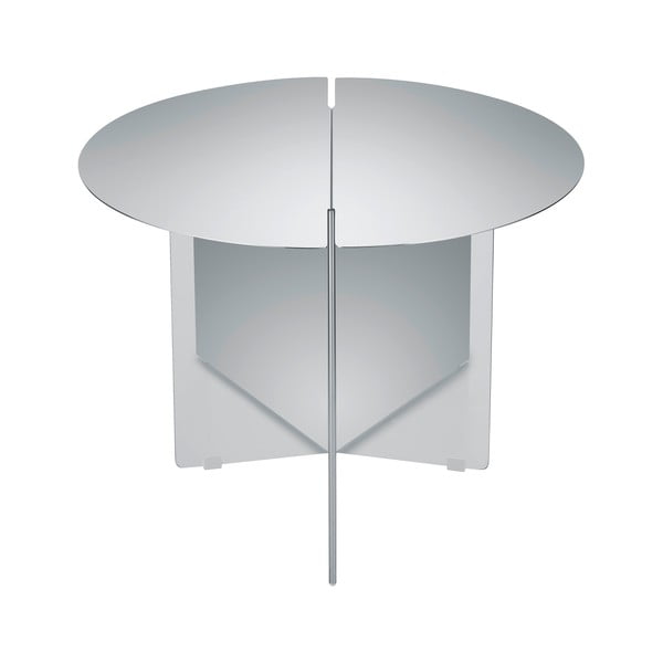 Măsuță auxiliară rotundă din oțel inoxidabil ø 50 cm Oru – Blomus-image-3