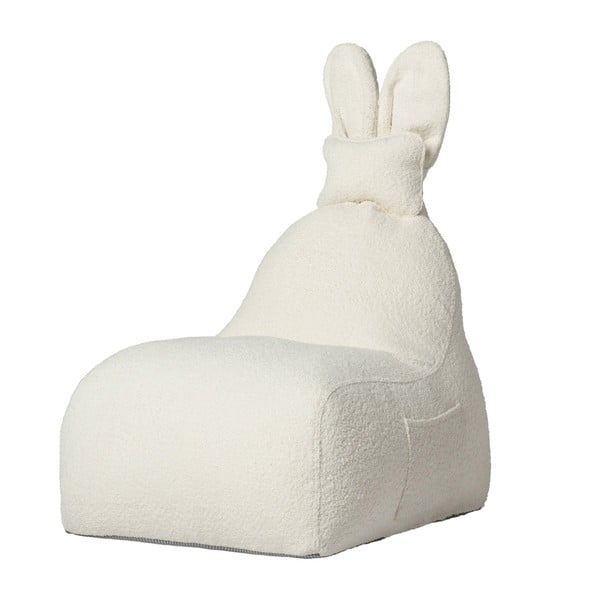 Fotoliu puf pentru copii crem Funny Bunny – The Brooklyn Kids