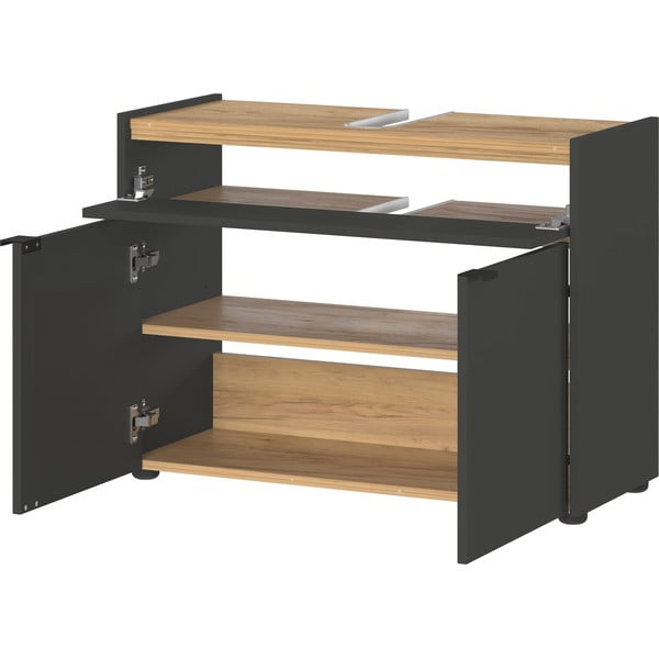 Set mobilă de baie gri antracit Forano – Germania-image-4