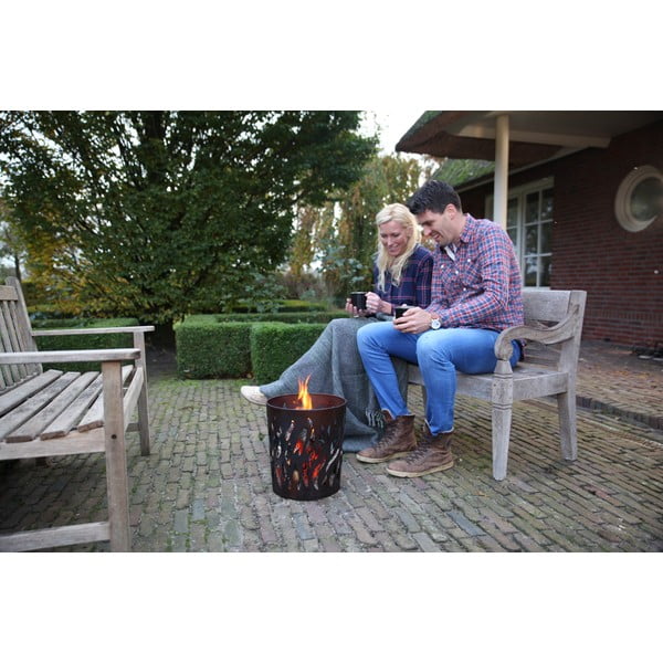 Vatră metalică Esschert Design Fire, ⌀ 32 cm-image-1