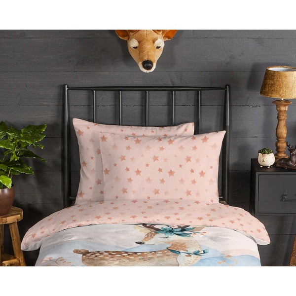 Lenjerie de pat pentru copii din flanelă pentru pat de o persoană 140x200 cm Josy – Good Morning-image-2