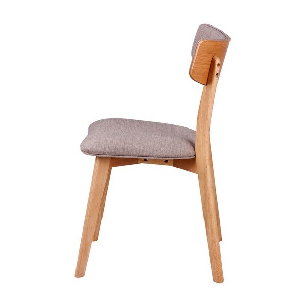 Set 2 scaune sømcasa Anais, gri deschis-image-3