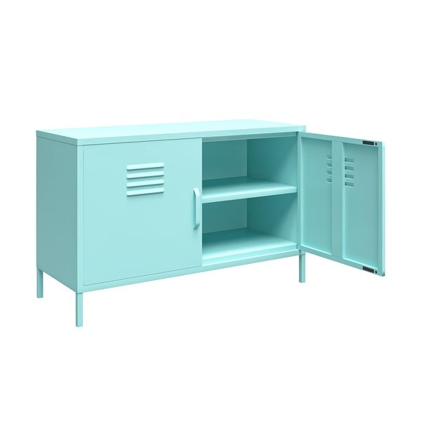 Dulap metalic albastru deschis 100x64 cm Cache - Novogratz-image-4