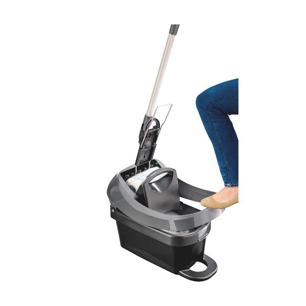 Mop rotativ cu găleată Profi XL Mobile Black – LEIFHEIT-image-1