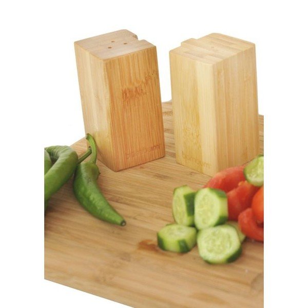 Solniță și piperniță din bambus Bambum Pozole-image-1