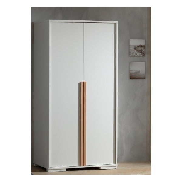 Dulap alb pentru copii 99x195 cm London - Vipack-image-1