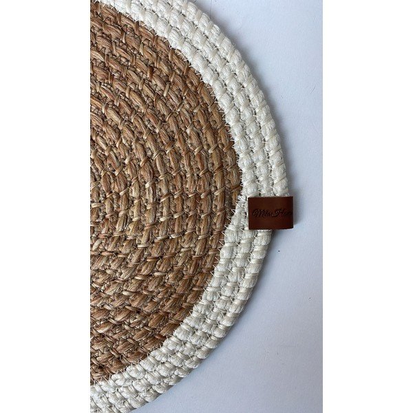 Suport pentru farfurii din iută ø 33 cm Wicker – Mila Home Luxury-image-3
