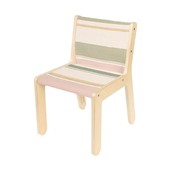 Scaun de copii în culoare naturală Kaarol Earth – Lorena Canals