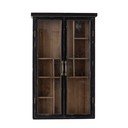 Vitrină neagră din lemn de brad suspendată 50x80x14 cm Hazem – Bloomingville