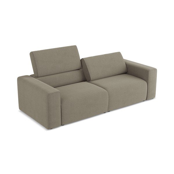 Canapea modulară maro deschis 224 cm Kalea – Makamii-image-1