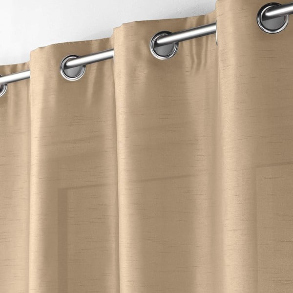 Draperie bej din satin 140x240 cm Shana – douceur d'intérieur-image-1