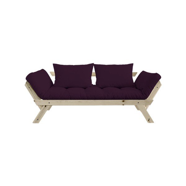 Canapea extensibilă Karup Bebop Natural/Purple Plum-image-4
