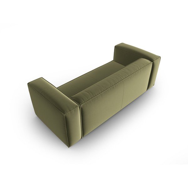 Canapea verde cu tapițerie din catifea 200 cm Mackay – Cosmopolitan Design-image-3