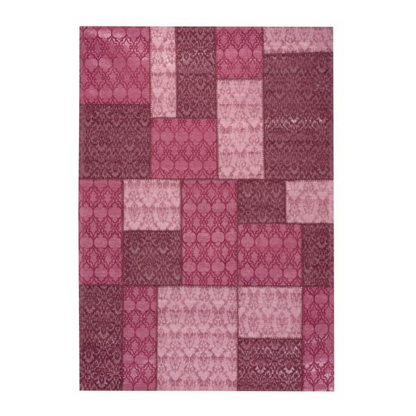Covor Wallflor Patchwork, 75 x 150 cm, roz