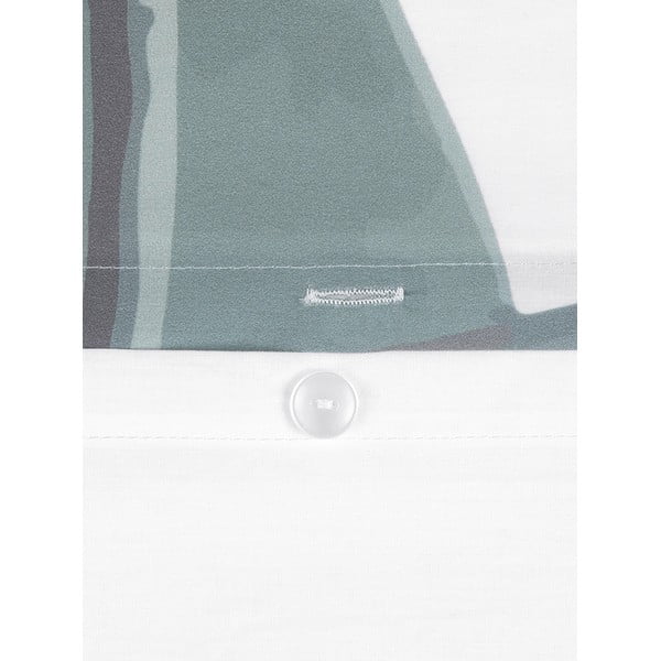 Lenjerie de pat albă din bumbac percale 200x135 cm Eukalyptus - Westwing Collection-image-3