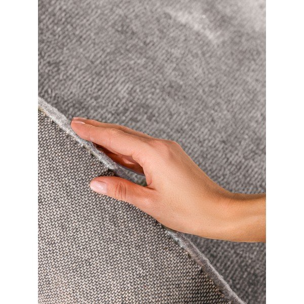 Covor gri țesut manual rotund din amestesc de lână ø 160 cm Kari Organic – Villeroy&Boch-image-4