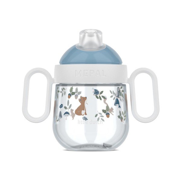 Cană pentru copii albastru-deschis din plastic 200 ml Forest Friends – Mepal-image-3