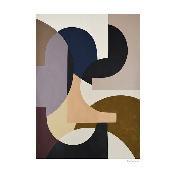 Poster 50x70 cm Rosa – Berit Mogensen Lopez – The Poster Club