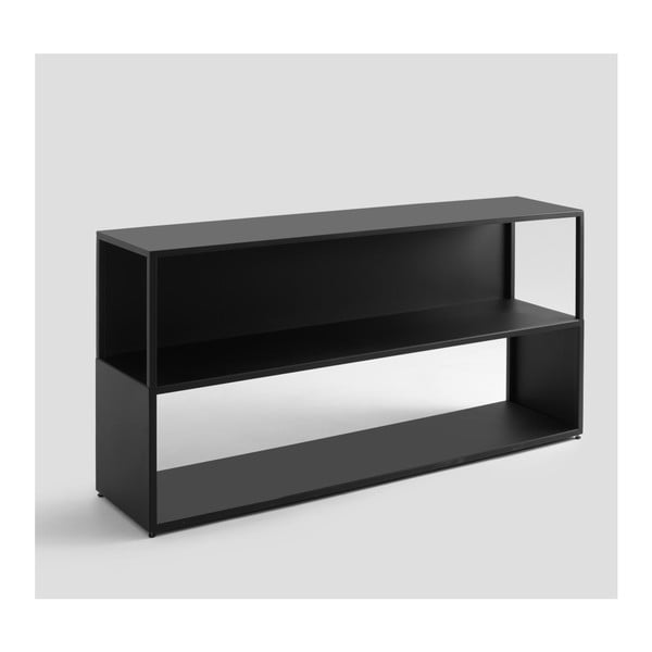 Bibliotecă CustomForm Hyller, 150 x 75 cm, negru-image-1