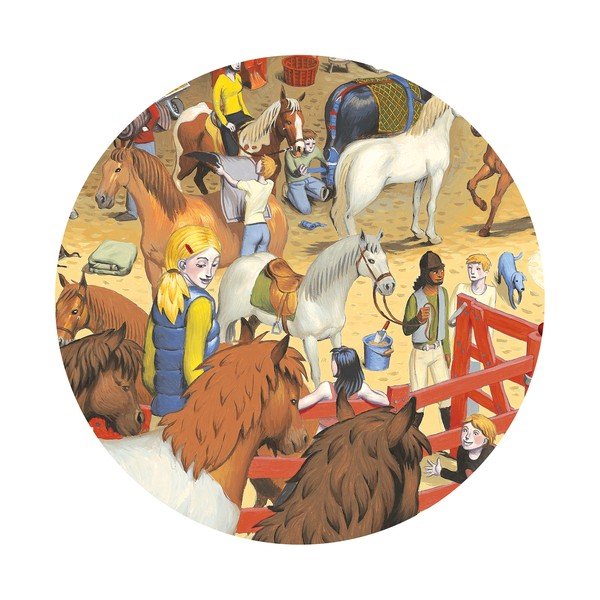 Puzzle pentru copii Djeco Observation Horse-image-4